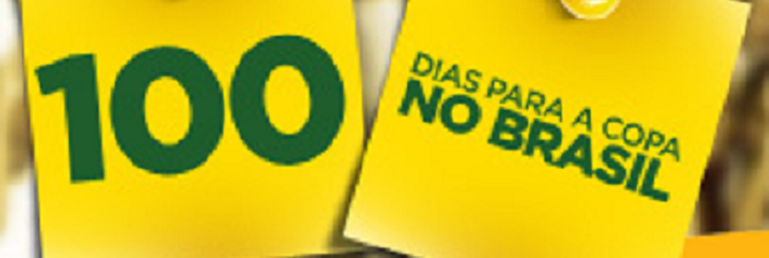 Faltam 100 dias para a Copa do Mundo no Brasil