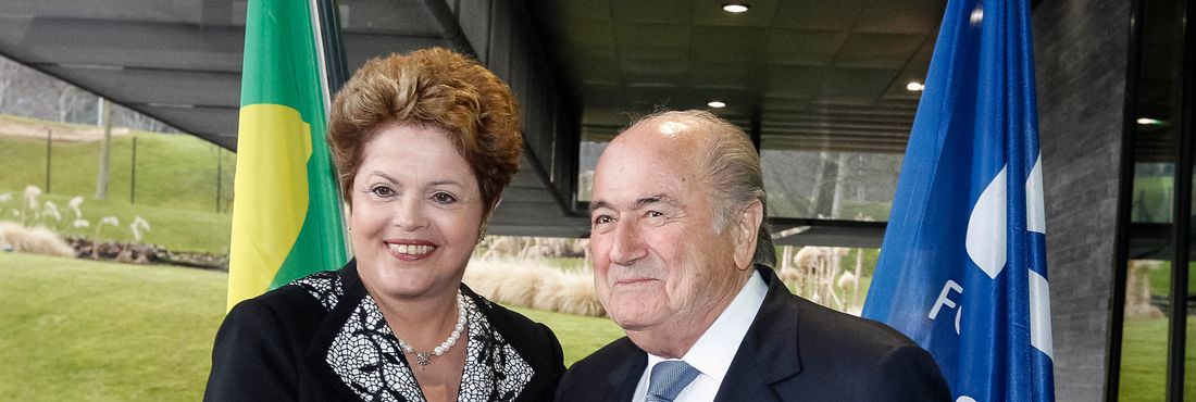 Dilma visitou Blatter, na Fifa
