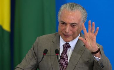Brasília - O presidente Michel Temer no lançamento do Cartão Reforma, em cerimônia no Palácio do Planalto  (Valter Campanato/Agência Brasil)