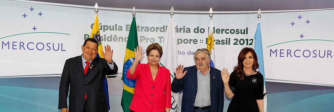 Chefes de estado do Mercosul estarão reunidos em Brasília nos dias 6 e 7 de dezembro.