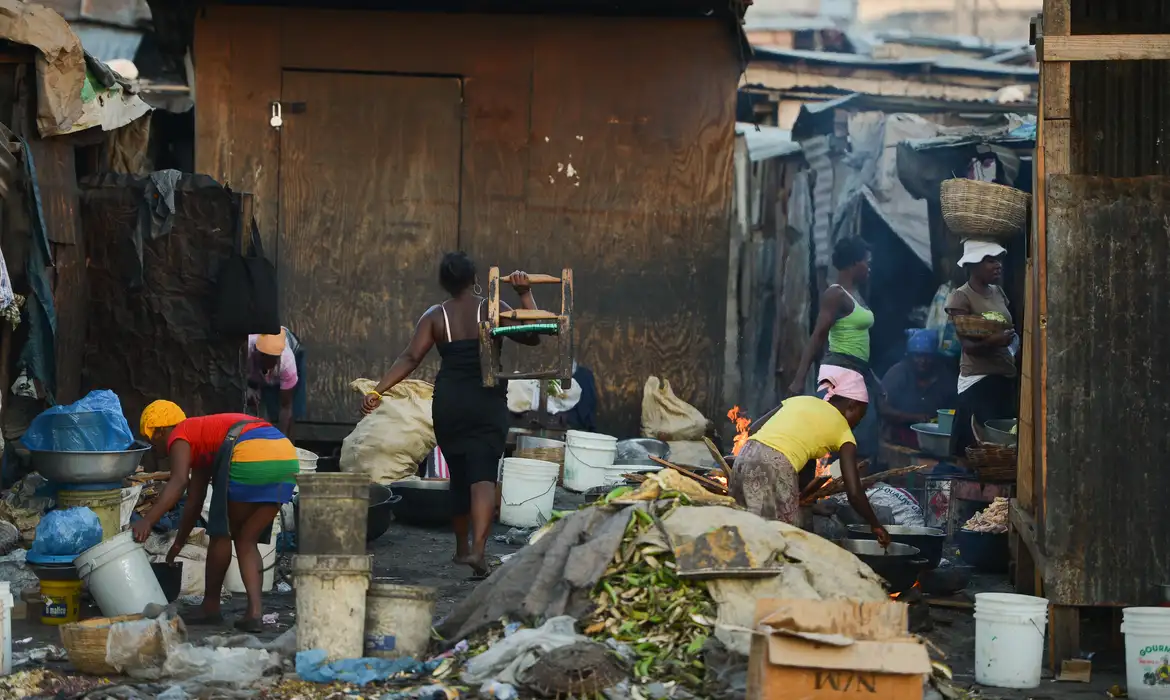 População haitiana sofre com a fome