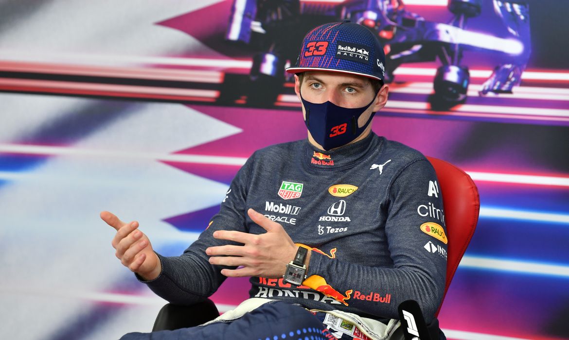 Max Verstappen durante entrevista coletiva após Grande Prêmio do Catar de Fórmula 1 - F1 - Fórmula 1 - piloto