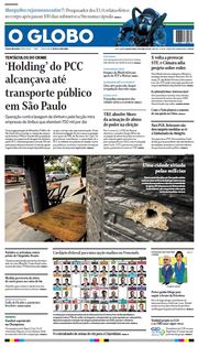 Capa do Jornal O Globo Edição 2024-04-10
