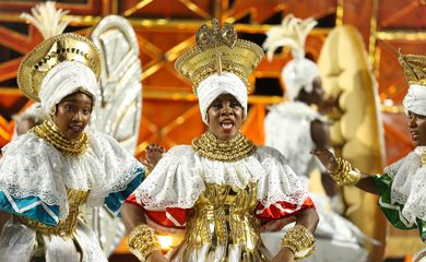 Rio de Janeiro (RJ), 02/03/2025 – Unidos de Padre Miguel abre os desfiles de carnaval do grupo Especial na Marquês de Sapucaí, na região central do Rio de Janeiro. Foto: Tomaz Silva/Agência Brasil