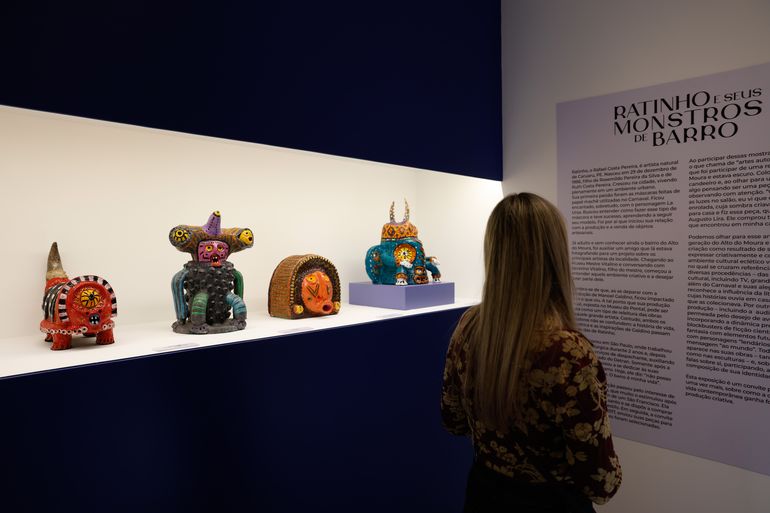 Rio de Janeiro (RJ), 12/07/2025 – Exposição Ratinho e seus Monstros de Barro, do artista Rafael Costa Pereira, o Ratinho, natural de Caruaru(PE), no Museu do Pontal. Foto: Fernando Frazão/Agência Brasil