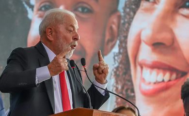 Brasília (DF), 07/03/2024, O presidente da República, Luiz Inácio Lula da Silva, durante Cerimônia de Divulgação dos Resultados do Novo PAC Seleções para Saúde, Educação e Infraestrutura Social. Foto: Antonio Cruz/Agência Brasil