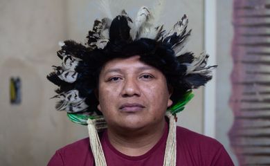 SÃO PAULO (SP) - Adriano Karipuna diz que romantização da luta indígena precisa acabar. Foto: Dimas José de Oliveira