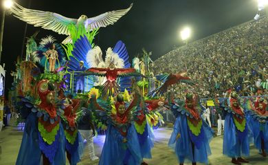 Desfile da Portela no Carnaval 2019 no Rio de Janeiro