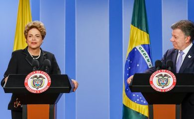 Dilma disse na Colômbia que as crises pelas quais o mundo passa, como a redução do crescimento da China e o fim do superciclo das commodities, são “muito dolorosas”
