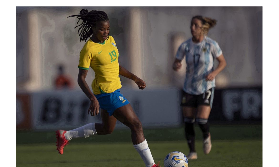 Ludmila - Seleção Feminina x Argentina - jogo preparatório Data FIFA setembro 2021 - Estádio Amigão, em Campina Grande (PB)