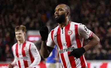 Igor Thiago comemora gol contra o Sunderland
07/01/2026
Action Images via Reuters/Andrew Couldridge
