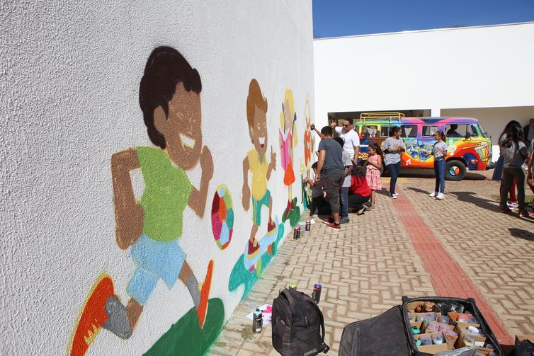 Inauguração da Estação Cidadania, em Brumadinho.