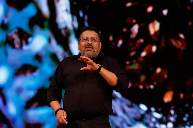 Belém (PA), 07/06/2025 - O biólogo conservacionista, Marcos Terán se apresenta no TEDx Amazônia, no Theatro da Paz, centro da cidade. Foto: Tânia Rêgo/Agência Brasil