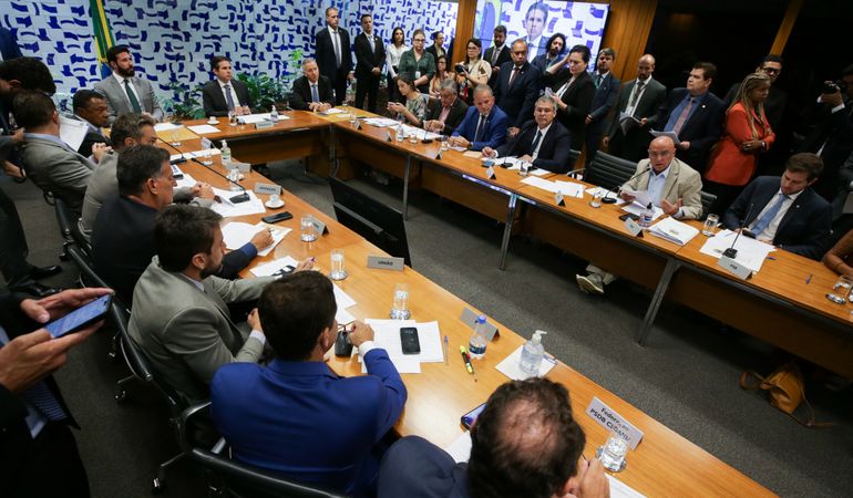 Brasília (DF), 13/03/2025  - Reunião de líderes da Câmara. Foto: Lula Marques/Agência Brasil