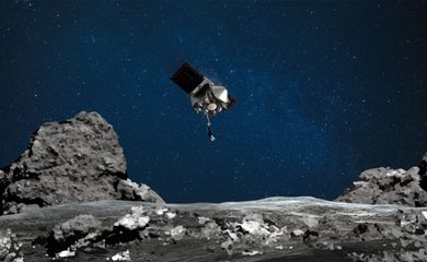 A nave espacial OSIRIS-REx da NASA toca com sucesso asteróide