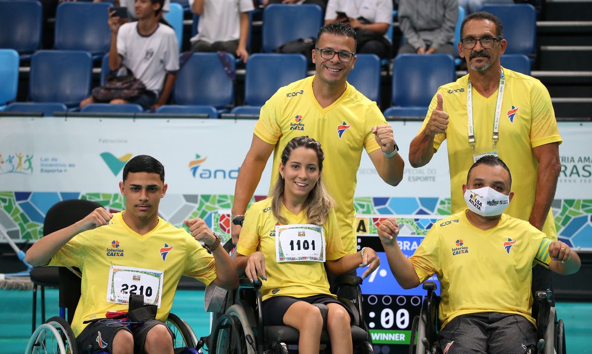 Iuri Tauan, Andreza, Maciel - Mundial de Bocha Paralímpica no RJ 