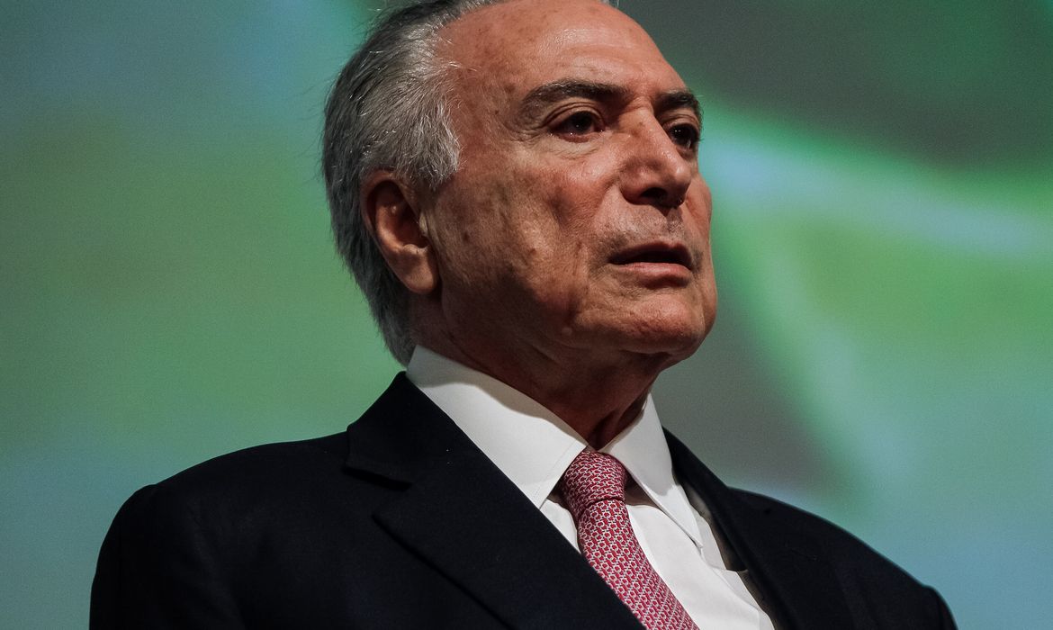 O presidente Michel Temer participa da cerimônia de abertura da APAS Show 2018, em São Paulo.