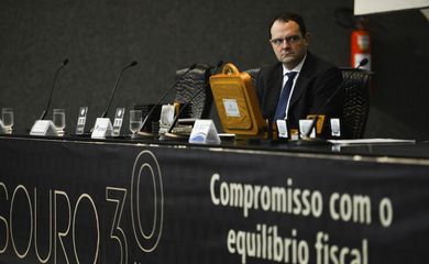 Brasília - O ministro da Fazenda, Nelson Barbosa, participa do Seminário Tesouro 30 anos em comemoração ao 30º aniversário da instituição (José Cruz/Agência Brasil)