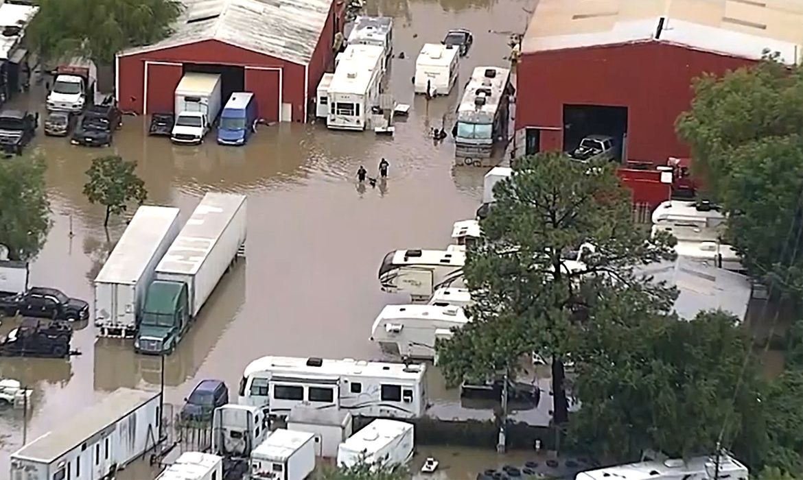 Heavy flooding in the Dallas metro area of Texas