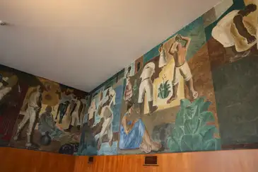 Tomaz Silva/Agência Brasil Rio de Janeiro (RJ), 06/05/2025 – Obra do Candido Portinari em sala do Palácio Gustavo Capanema, no centro do Rio de Janeiro. Foto: Tomaz Silva/Agência Brasil