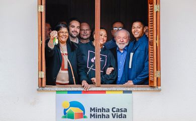 Viamão (RS), 30.06.2023 – Em Viamão, Rio Grande do Sul, presidente Lula entrega unidades habitacionais do programa Minha Casa, Minha Vida. Foto: Ricardo Stuckert/PR