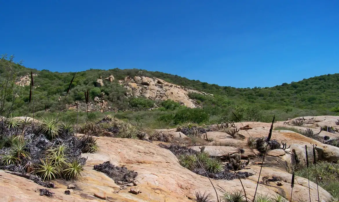 Paisagem do geoparque Seridó, no Rio Grande do Norte.