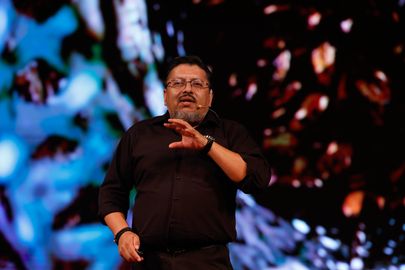 Belém (PA), 07/06/2025 - O biólogo conservacionista, Marcos Terán se apresenta no TEDx Amazônia, no Theatro da Paz, centro da cidade. Foto: Tânia Rêgo/Agência Brasil
