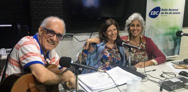 Jaime, Nair e Luciana na Rádio Nacional do Rio de Janeiro