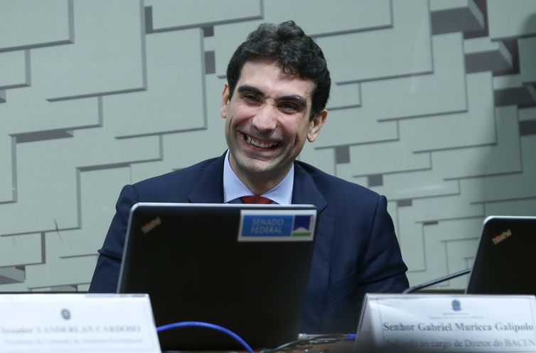 Gabriel Muricca Galípolo durante sabatina na comissão de Assuntos Econômicos do Senado-Lula Marques/ Agência Brasil