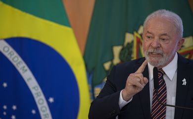 Brasília (DF) 10-04-2023 - O presidente Luiz Inácio Lula da Silva participa no Palácio do Planalto da Reunião ministerial dos 100 dias de governo.
Foto: Joédson Alves/Agência Brasil