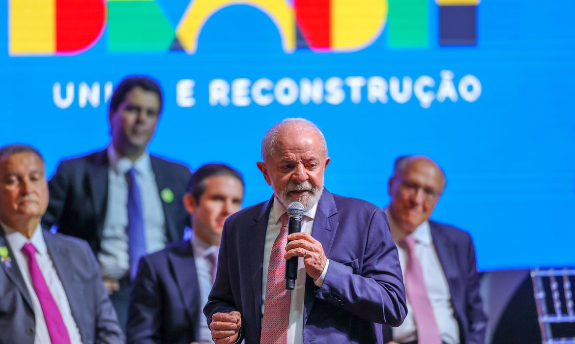 Brasília (DF) 11/02/2025 Presidente Luiz Inácio Lula Da Silva discursa na abertura do Encontro de Novos Prefeitos e Prefeitas  Foto: Fabio Rodrigues-Pozzebom/ Agência Brasil