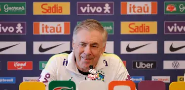 Carlo Ancelotti, técnico da Seleção Brasileira