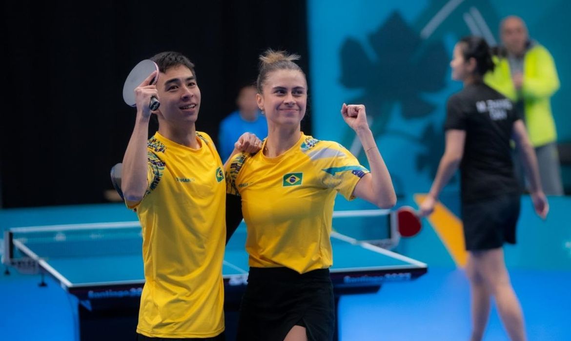 Vitor Ishiy e Bruna Takahashi avançam às semifinais de duplas mistas no Pan e carimbam vaga olímpica para o Brasil em Paris 2024 - em 30/10/2023