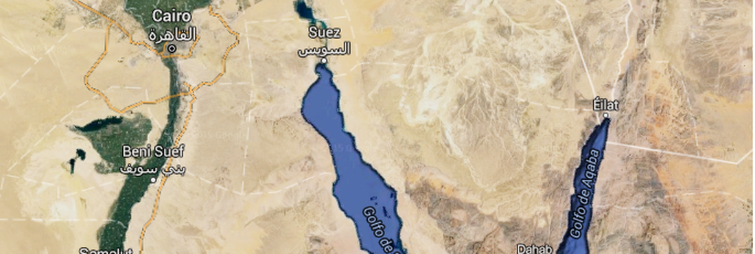 Cidade de Sharm El Sheikh, na Península do Sinai, no Egito, de onde saiu o avião russo que caiu com 217 pessoas.