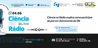 explica como participar da pós em Astronomia do ON