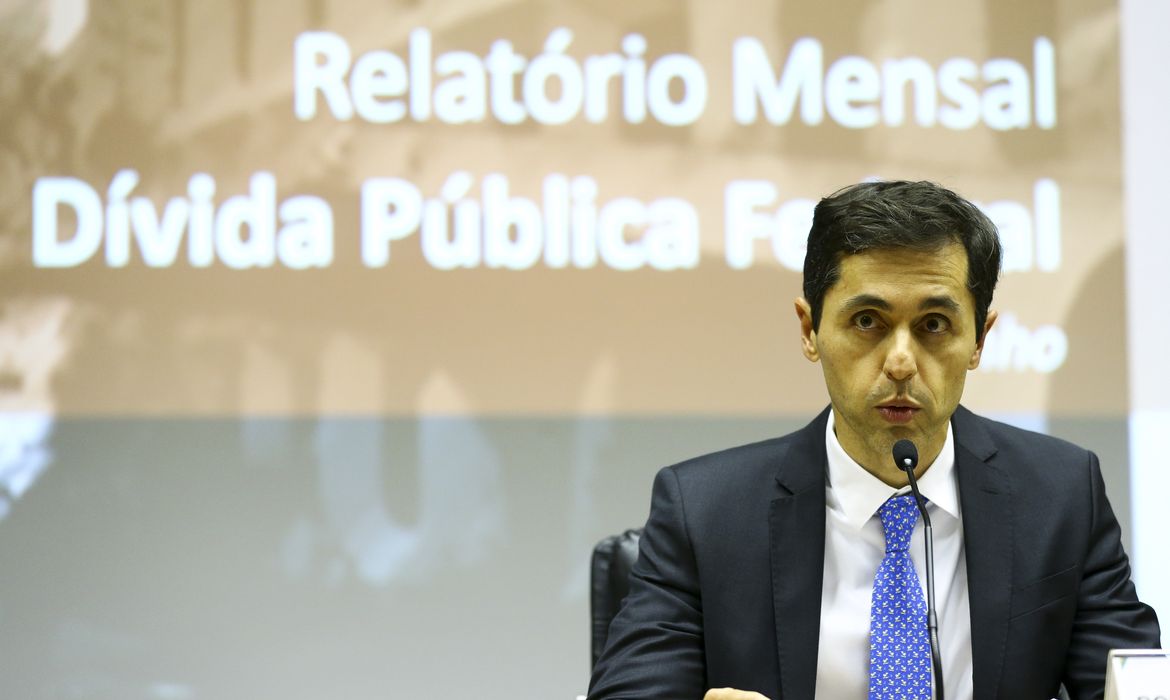 O coordenador de Operações da Dívida Pública, Roberto Lobarinhas, comenta os resultados do Relatório Mensal da Dívida Pública referente a junho.