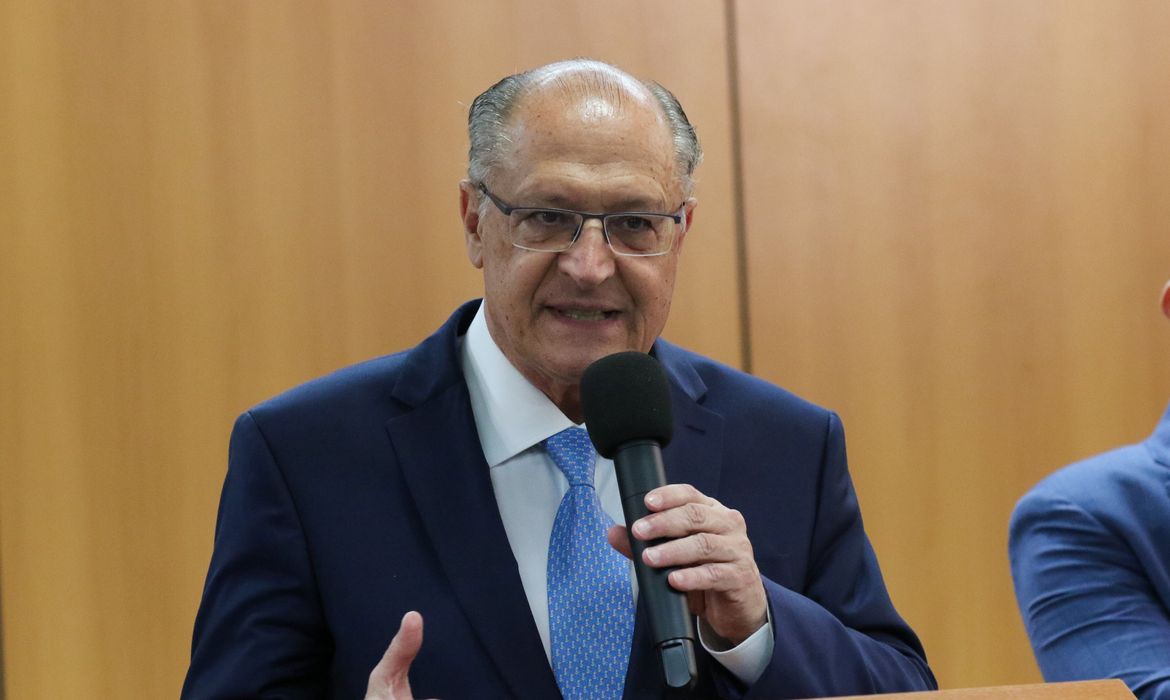 Brasília(DF), 17/08/2023 - Entrevista do vice-presidente da República, Geraldo Alckmin sobre primeira reunião do Conselho de Governança da Enccla. Foto:Wilson Dias/Agência Brasil