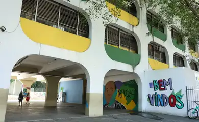 Rio de Janeiro (RJ), 04/06/2025 – Instalações do Centro Integrado de Educação Pública (CIEP) 001, no Catete, na zona sul da capital fluminense. Foto: Tomaz Silva/Agência Brasil