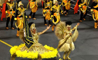 São Paulo – Escola de samba Gaviões da Fiel no segundo dia de desfile das escolas de samba paulistanas do Grupo Especial (Divulgação/LigaSP)