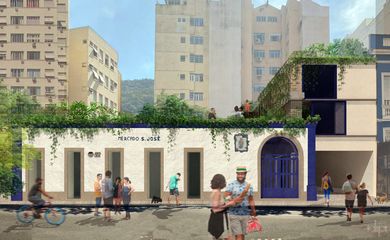 Projeto de revitalização do Mercadinho São José, em Laranjeiras, zona sul do Rio de Janeiro. Divulgação/Prefeitura RJ