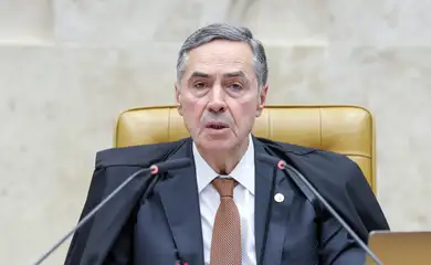 Brasília (DF), 14/11/2024 - Presidente Luís Roberto Barroso durante sessão plenária do STF. Foto: Antônio Augusto/STF