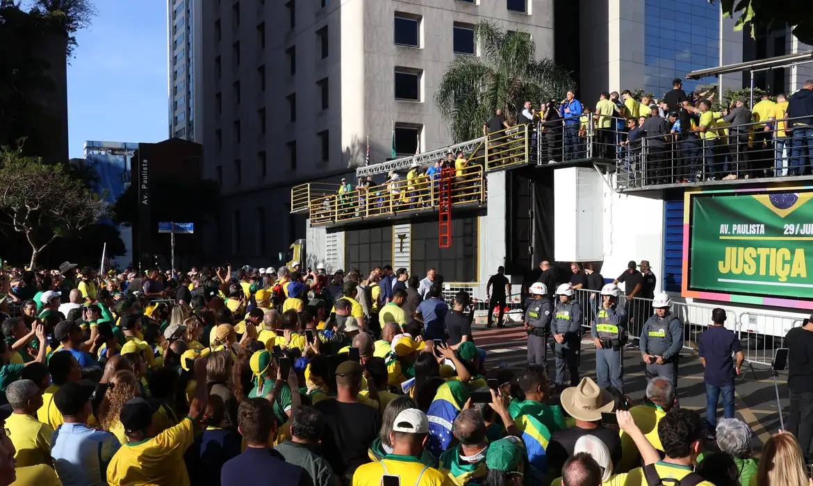 São Paulo (SP), 29/06/2015 - Ato do ex-presidente da República Jair Bolsonaro na Avenida Paulista. Foto: Rovena Rosa/Agência Brasil