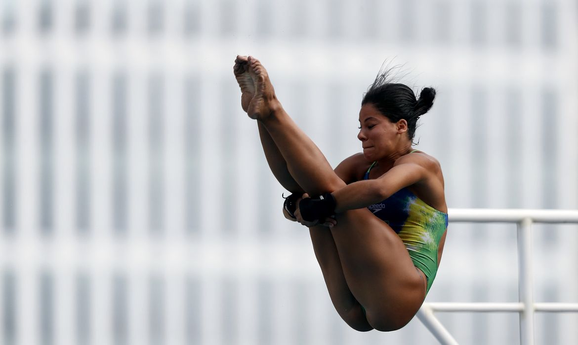 Ingrid Oliveira. Trofeu Brasil de Saltos Ornamentais, realizado no Parque Aquatico Julio de Lamare. 04 de Abril de 2018, 