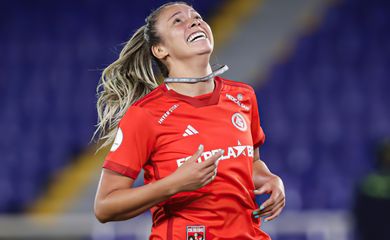 Pricila, atacante do Inter e artilheira da Libertadores Feminina. Foi convocada pela primeira vez para a seleção brasileira feminina de futebol. Foto: guriascoloradasoficial/Instagram