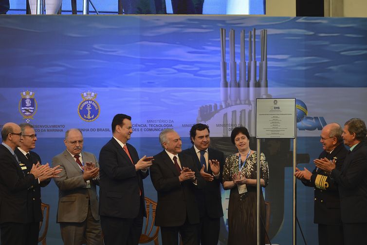 O presidente da República, Michel Temer participa da Cerimônia de Lançamento da Pedra Fundamental do Reator Multipropósito Brasileiro.