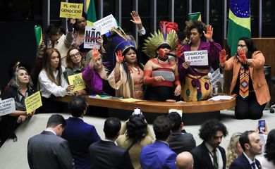 Brasília (DF) 30/05/2023 Votação do Marco temporal na câmara dos Deputados. Foto Lula Marques/ Agência Brasil.