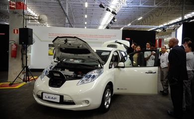 Inauguração da fábrica automotiva da Nissan em Resende, sul fluminense (Tânia Rêgo/Agência Brasil)