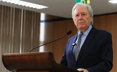 Brasília (DF) 15/01/2025  O ministro da Justiça e Segurança Pública, Ricardo Lewandowski, apresenta nova versão da PEC da Segurança Pública no Ministério da Justiça. Foto Lula Marques/ Agência Brasil