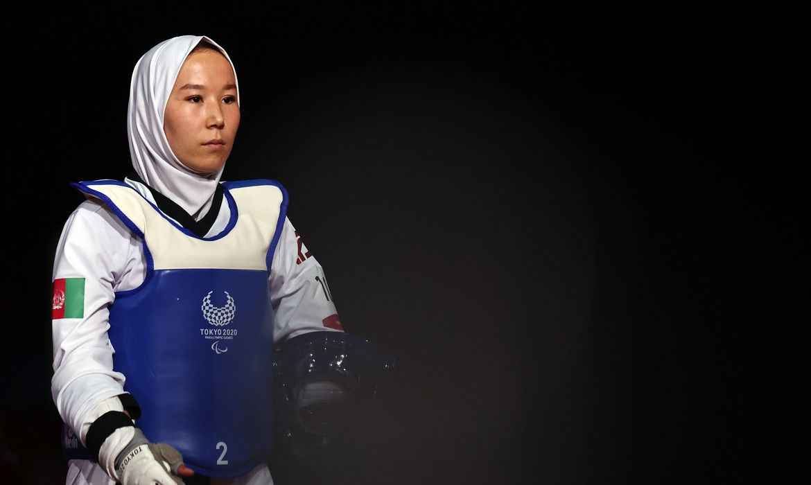Zakia Khudadadi, afeganistão, parataekwondo, paralimpíada, tóquio 2020