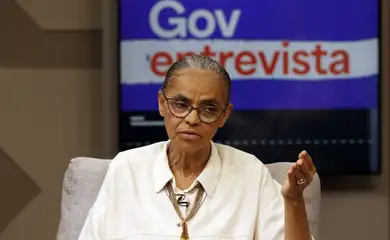 Brasília (DF), 22/10/2025 - Ministra do Meio Ambiente, Marina Silva, participa do programa Gov entrevista. Foto: Bruno Peres/Agência Brasil